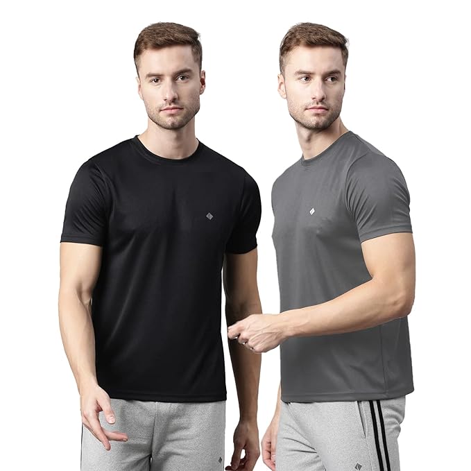 KEVIN Men's Regular Fit T-Shirt (Pack A)