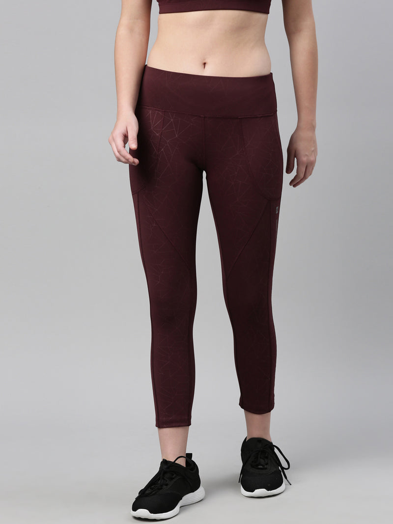 Buy online High Rise Printed Sports Leggings from Capris & Leggings for  Women by Creez for ₹729 at 64% off | 2024 Limeroad.com