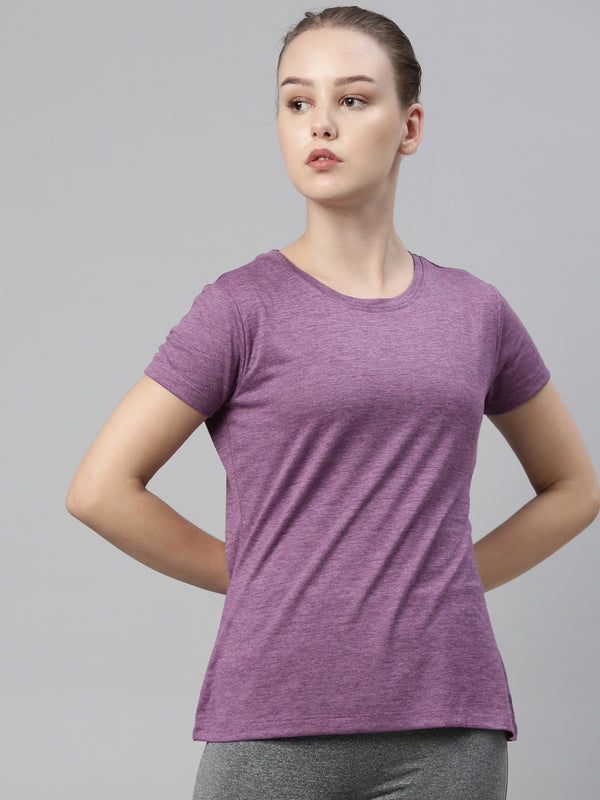 SOPHIE (100% MICRO POLYESTER ROUND NECK POLYESTER T-SHIRT FOR WOMENS)