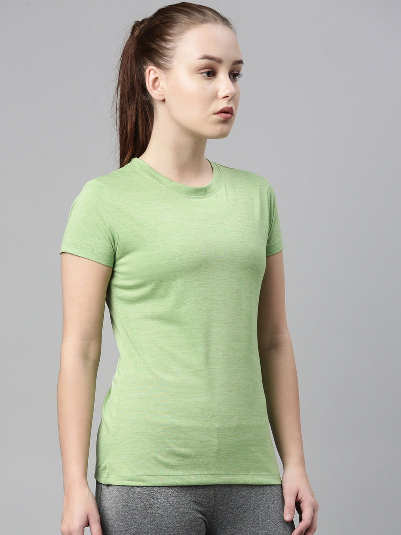 SOPHIE (100% MICRO POLYESTER ROUND NECK POLYESTER T-SHIRT FOR WOMENS)