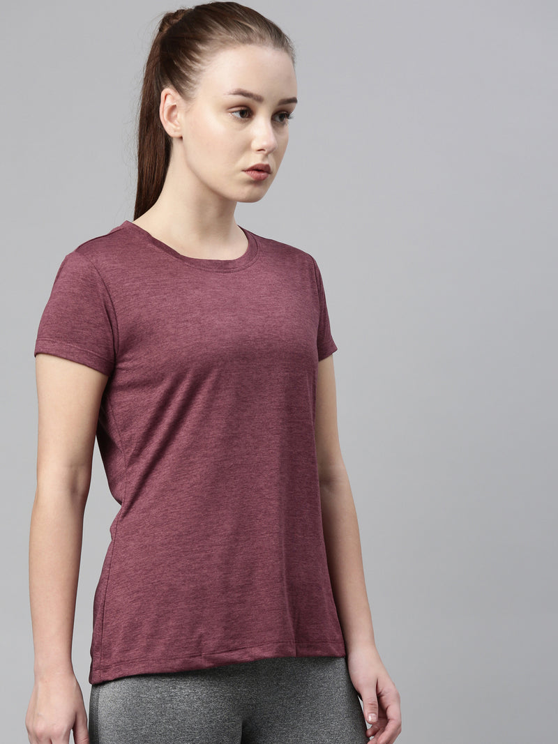 SOPHIE (100% MICRO POLYESTER ROUND NECK POLYESTER T-SHIRT FOR WOMENS)