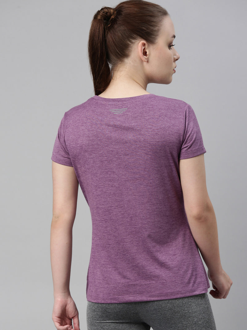 SOPHIE (100% MICRO POLYESTER ROUND NECK POLYESTER T-SHIRT FOR WOMENS)