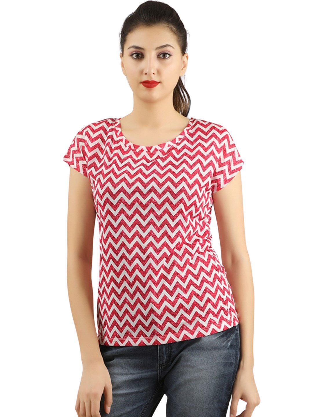 MARIA (100% POLYESTER REGULAR FIT CASUAL TOP FOR WOMENS)