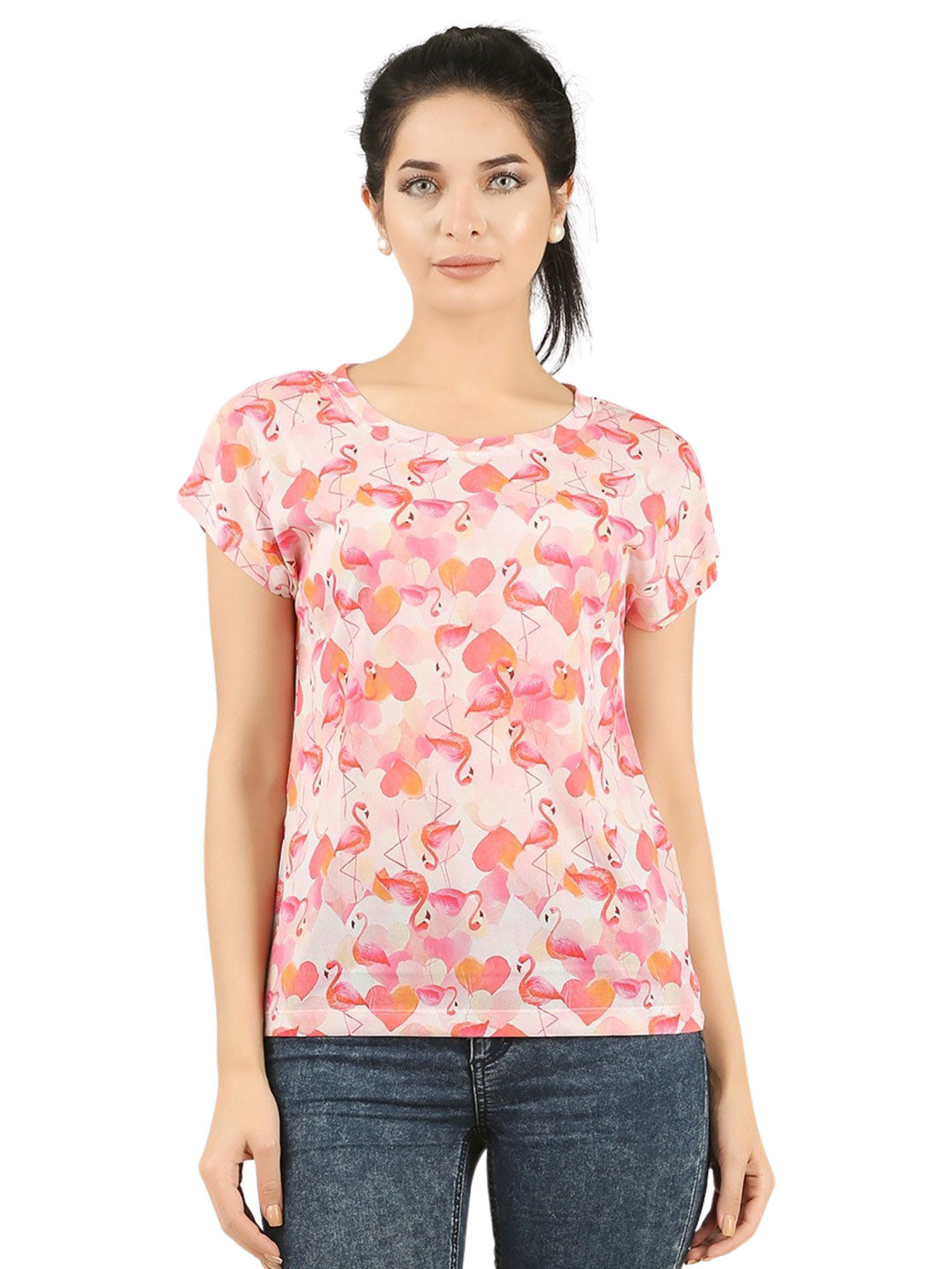 MARIA (100% POLYESTER REGULAR FIT CASUAL TOP FOR WOMENS)