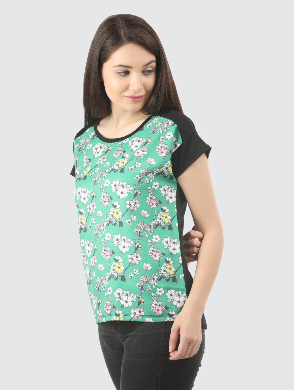 BERRY02 (100% POLYESTER CASUAL TOPS FOR WOMENS)