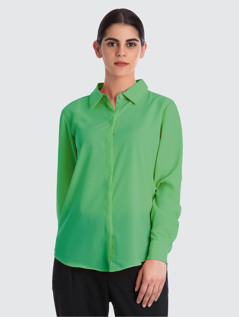 ZURI WOMENS REGULAR FIT CASUAL SHIRT