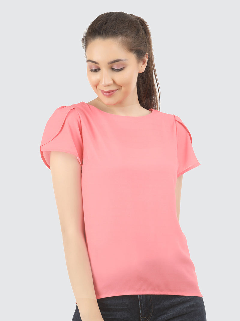 MIA WOMENS REGULAR FIT CASUAL TOP