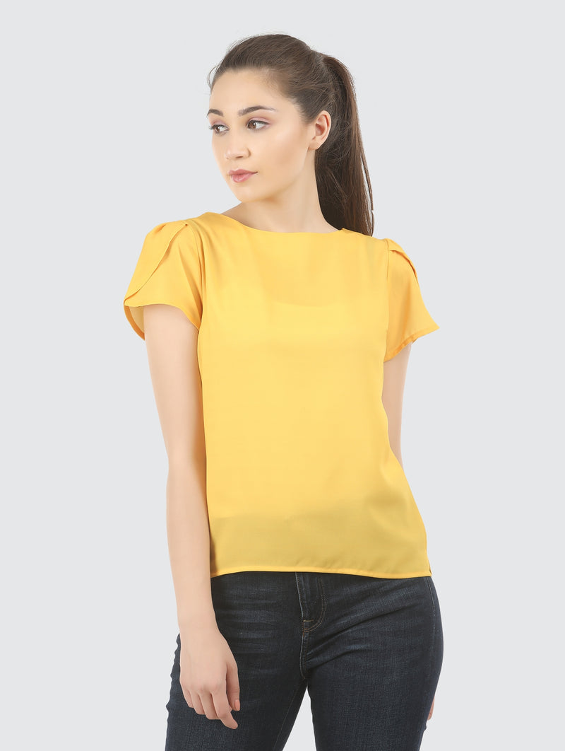 MIA WOMENS REGULAR FIT CASUAL TOP